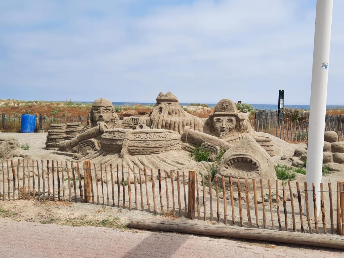 Appartement Vue Mer, Acces Direct Plage, Parking Privatif Le Barcarès エクステリア 写真