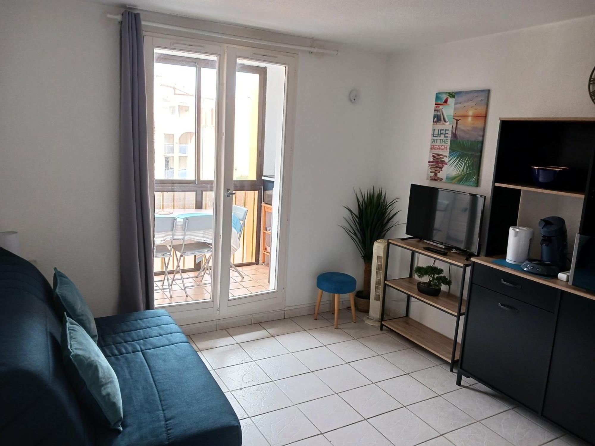 Appartement Vue Mer, Acces Direct Plage, Parking Privatif Le Barcarès エクステリア 写真